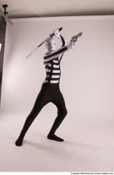 JIRKA STANDING POSE WITH KATANA AND GUN